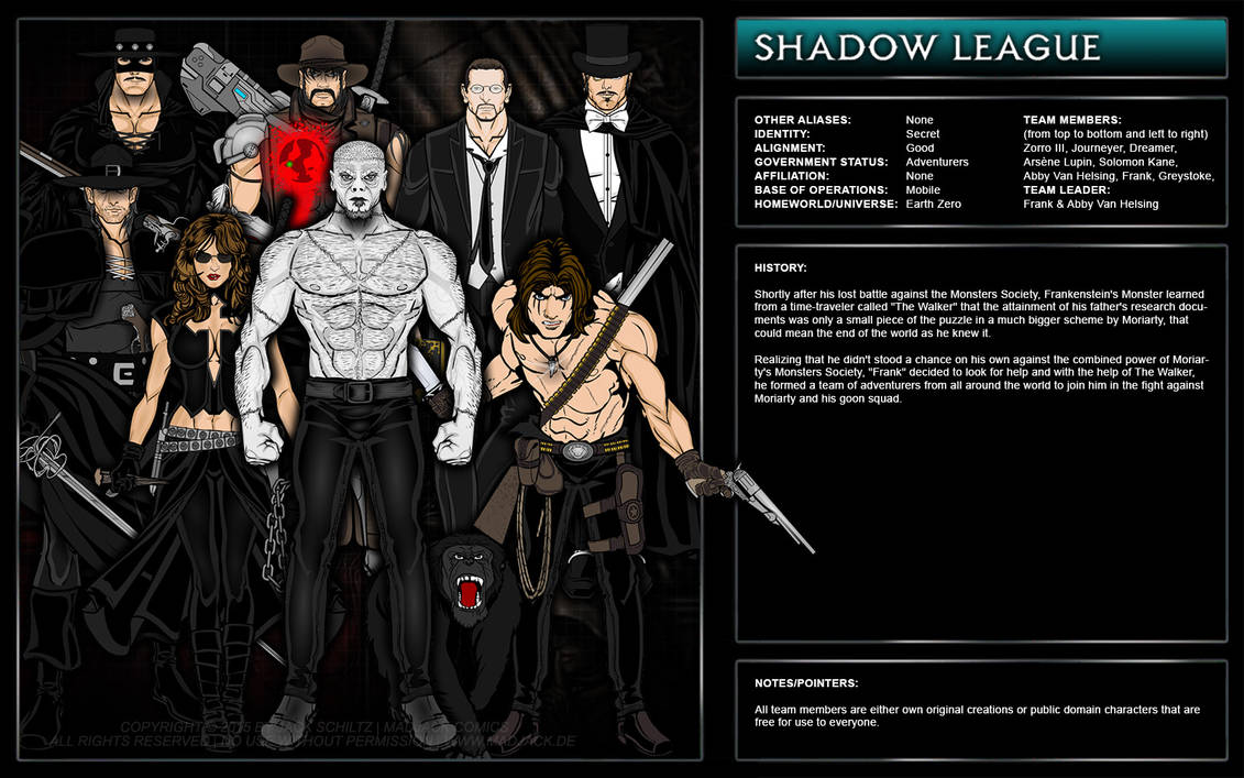 The Shadow Rlggy The Shadow League by MadJack-S on DeviantArt