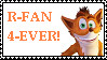 R-Fan 4-Ever Crash Fan Stamp