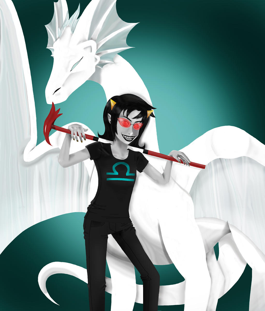 Homestuck: Terezi and Lusus