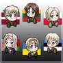 Hetalia Europe Chibis 3