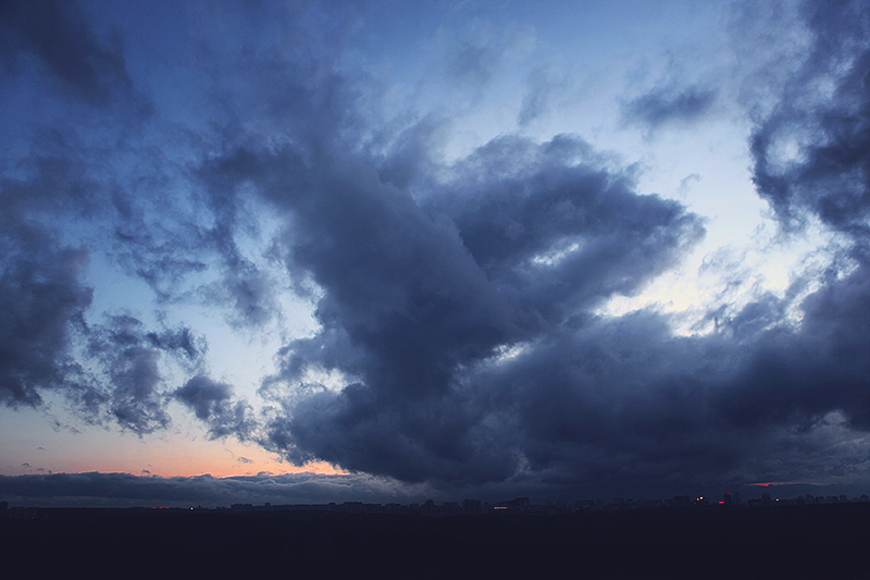 Cotton Candy Evening Sky