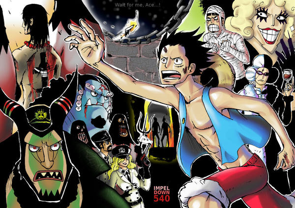 One Piece Impel Down 540 By Ladydeadpooly On Deviantart