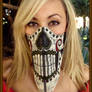 Calavera Loca Half-Mask