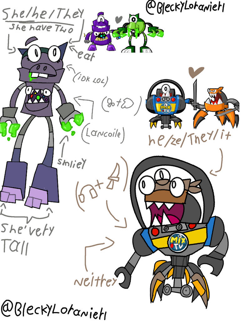 Mixels Fanart Part 4 Fankid mixels by BleckyLoranierl on DeviantArt