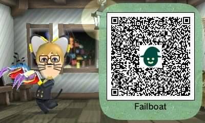 Miitopia Failboat Mii QR Code by Mota444 on DeviantArt