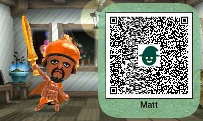 Miitopia Matt Mii QR Code by Mota444 on DeviantArt
