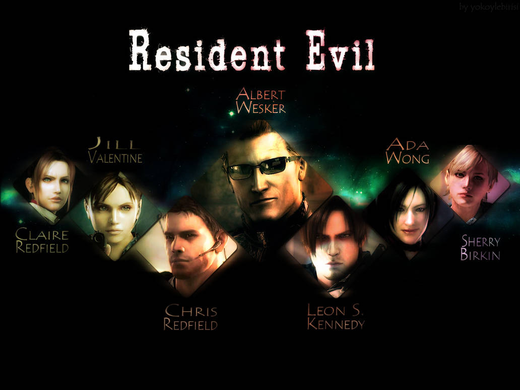 Resident Evil Main Characters Wallpaper by Yokoylebirisi on DeviantArt