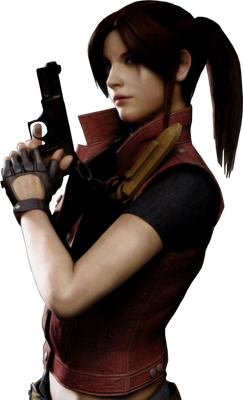 Claire DSC RE2 Gun Portrait