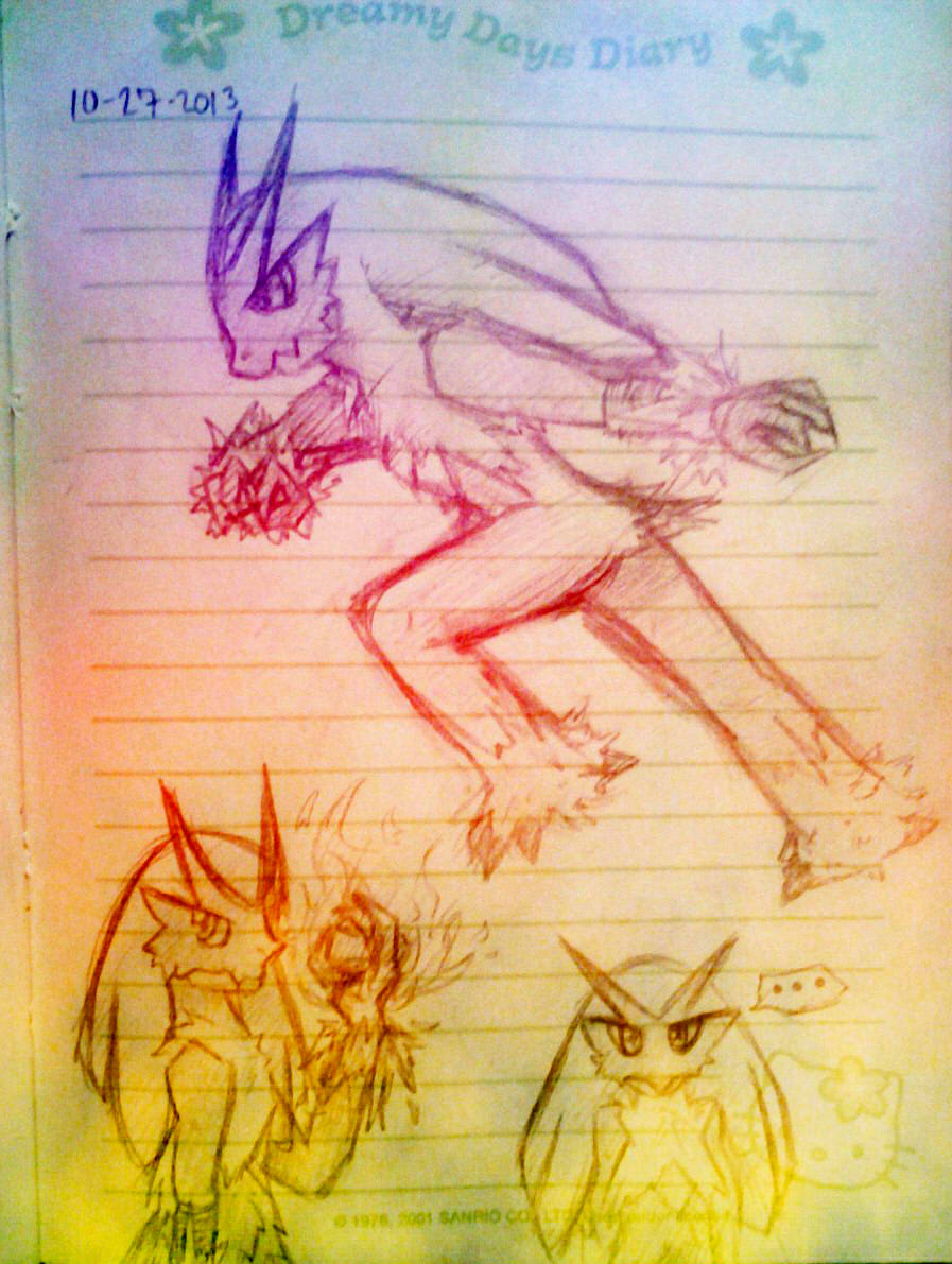 Blaziken Doodles