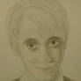 Draco Malfoy in charcoal