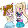 Kokoro And Nozomi  Ruby And Luea Together