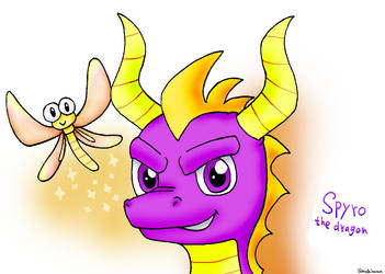 Spyro The Dragon by malahayata