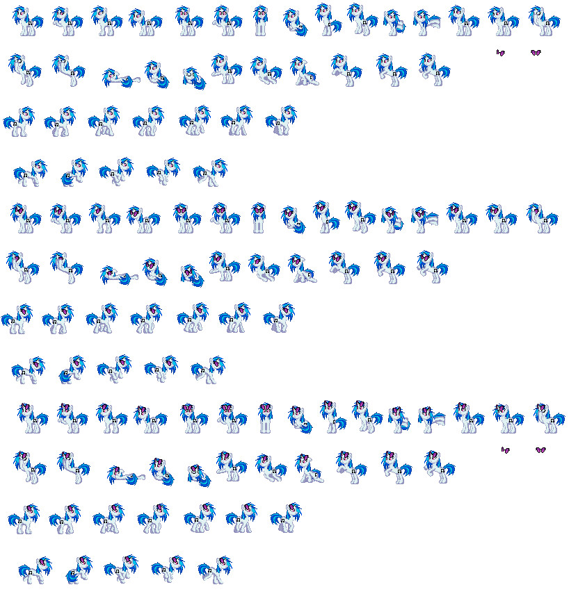 Vinyl sprite sheet by Supersonicsmash98 on DeviantArt