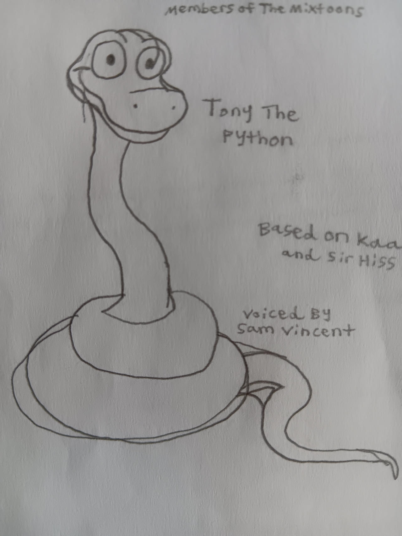 Tony The Python by Disneyryan1995 on DeviantArt