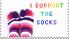 --Toe Socks--