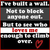 ::Built a Wall: