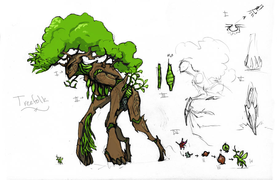 Treefolk Treefolk by draconicaeaeon on DeviantArt