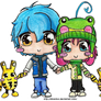 'Chibi Contest' : AT - Azul y Verde