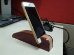 Wood iPhone holder iPhone stand Phone stand