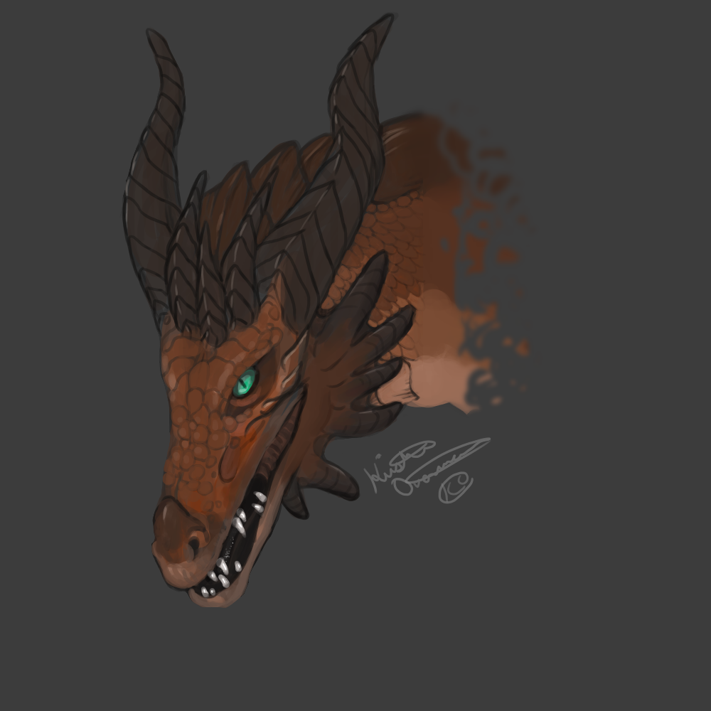 Dragon - Painting practice.