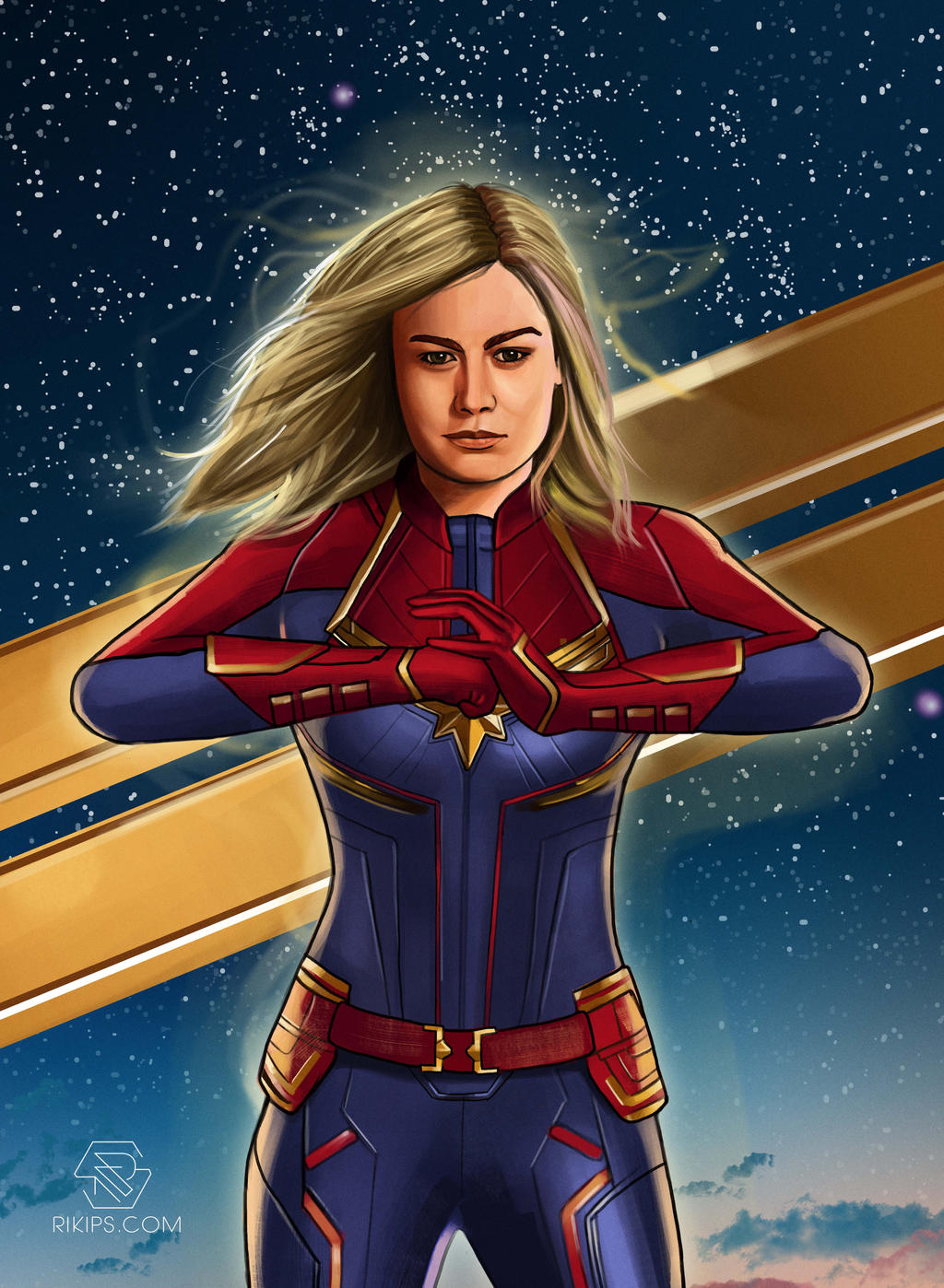 Captain Marvel by rikips on DeviantArt