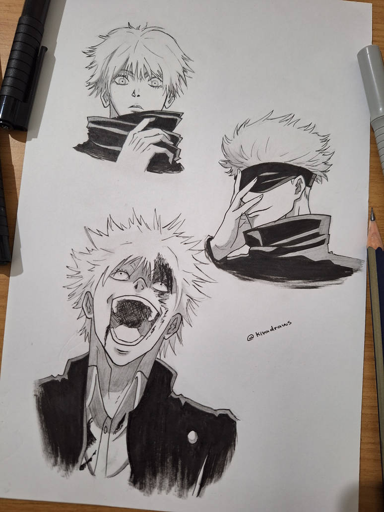 Gojo Satoru Jujutsu Kaisen by kiradrawss on DeviantArt