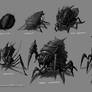 Alien Bugs Concept Silhouette