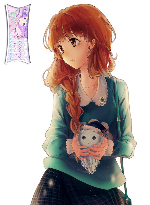 Cute Anime Brown Haired Girl Extracted byCielly by CiellyPhantomhive on  DeviantArt