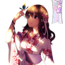 Cute Anime Girl in Kimono Extracted byCielly