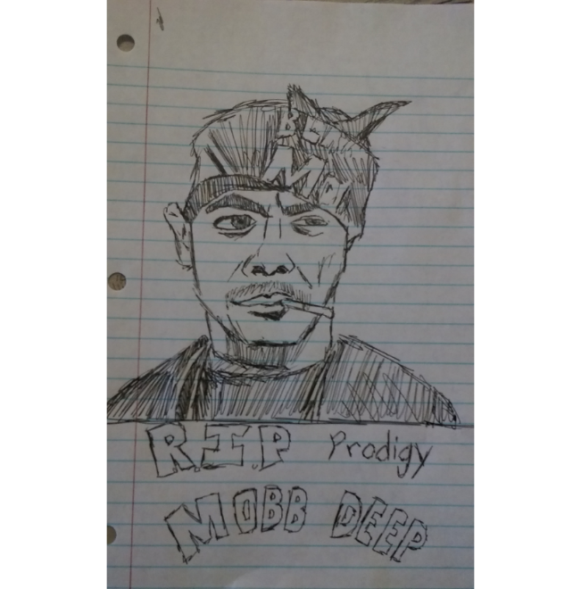 Prodigy Rip Prodigy of Mobb Deep RIP sketch by PaulKoblerArt on DeviantArt