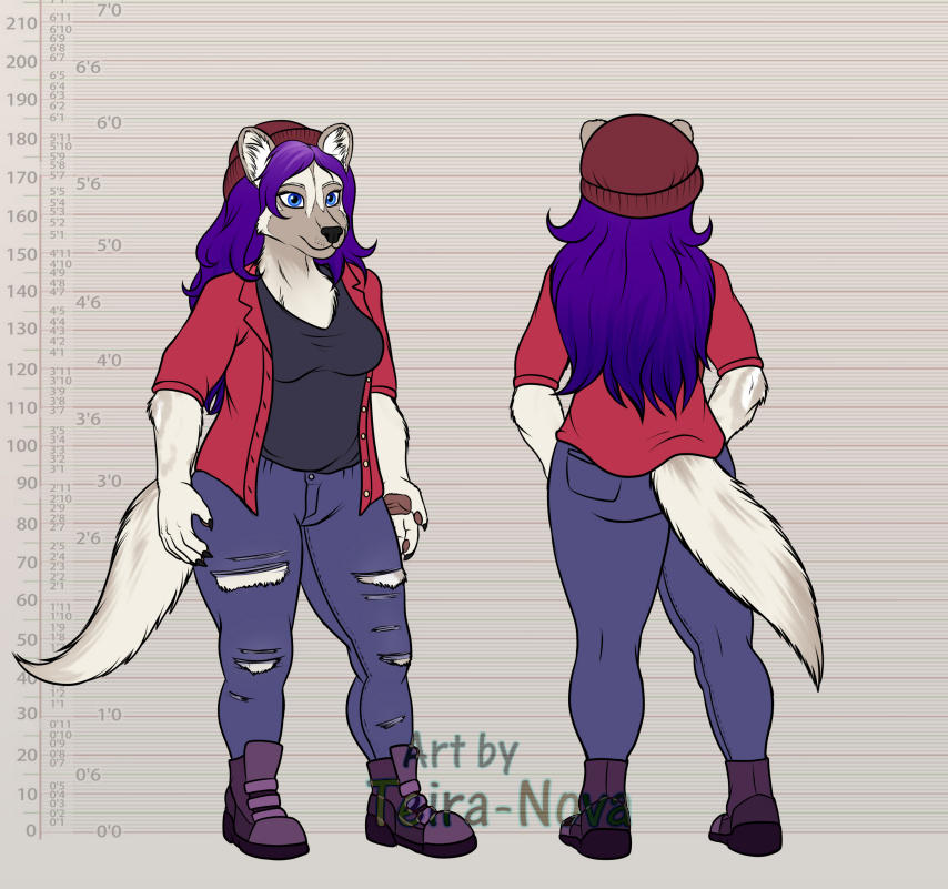 Commission-Brooke Ref Sheet (Art by Teira-Nova) by Teadium-Rhythm on ...