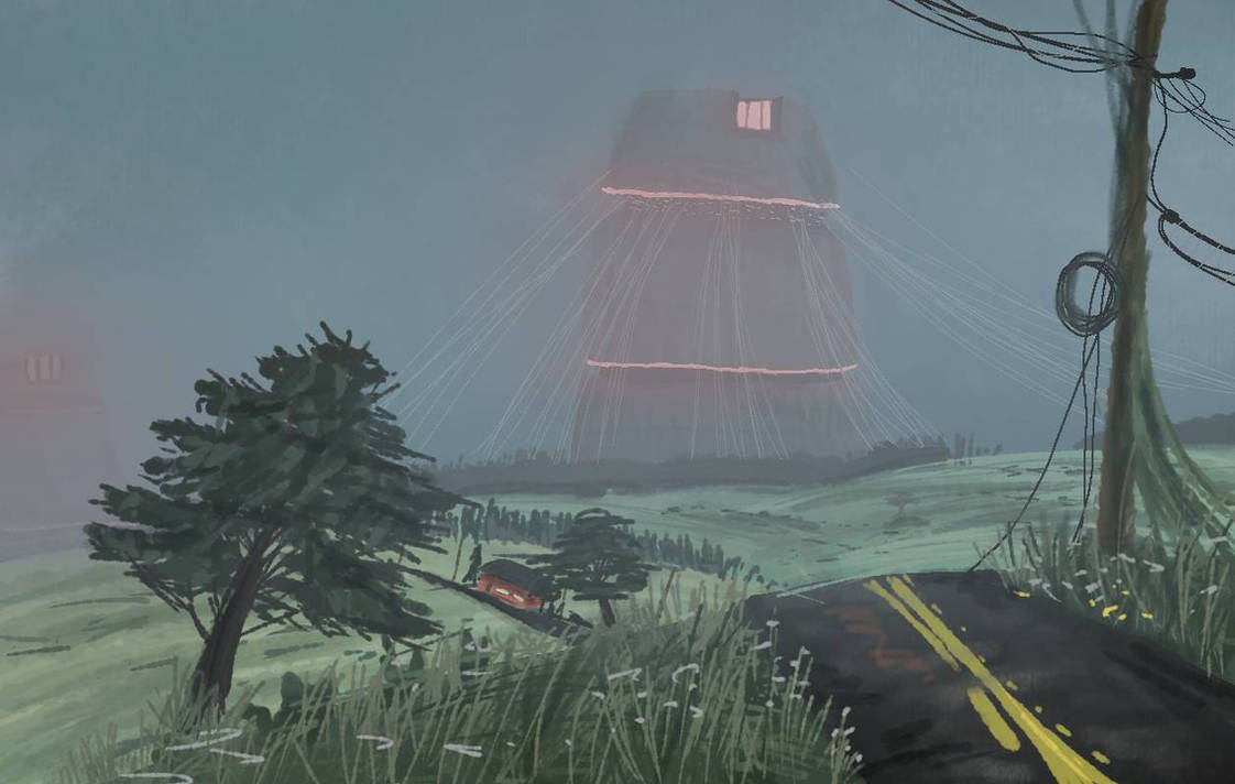 Neuro graph tower (inspired by the electric state) by wooglinator on ...