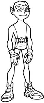 Beast Boy Outline