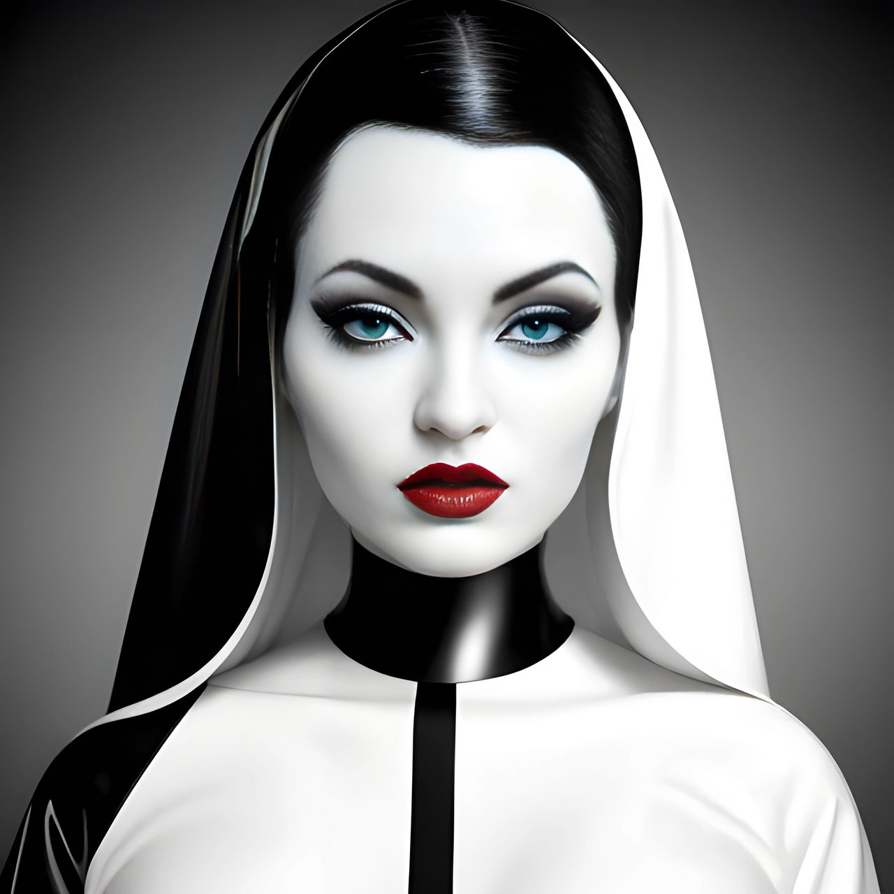 Black And White nun by neomars on DeviantArt