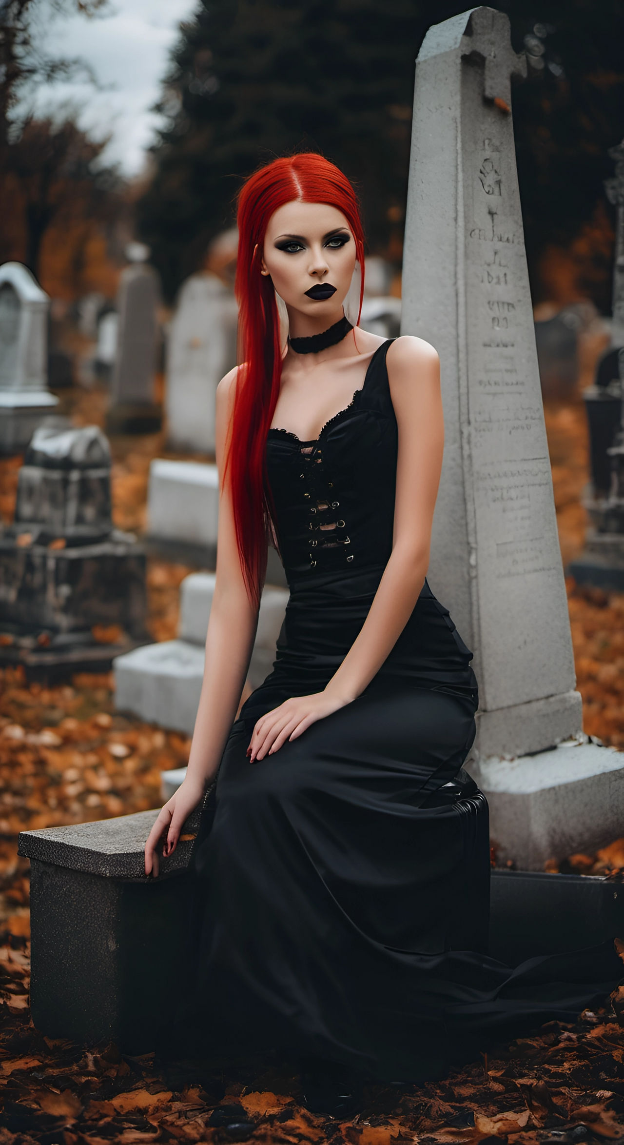 Gorgeous Smilling girl at cimetery by neomars on DeviantArt