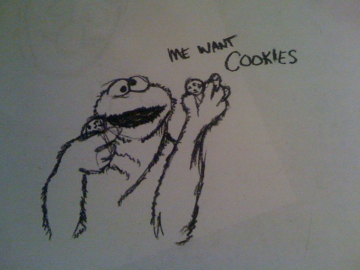 me want cookie