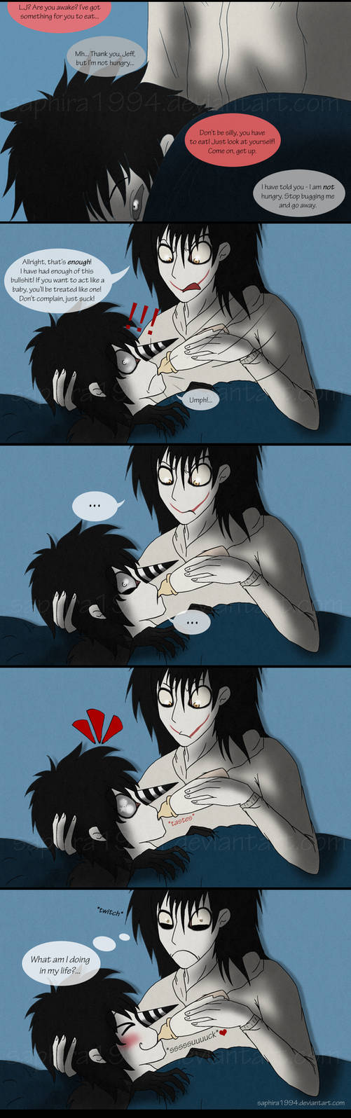 Jeff the killer story comic-Pag.1 by DeluCat on DeviantArt