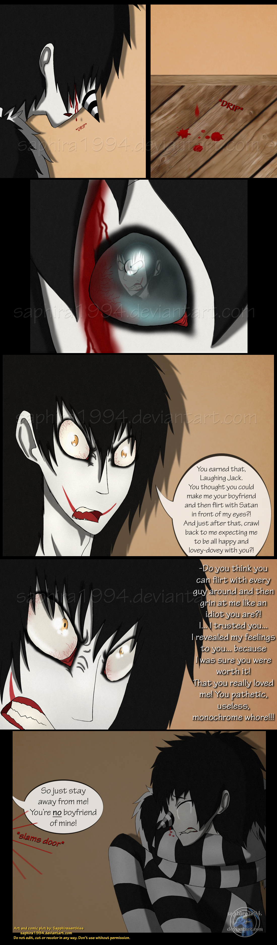 Adventures With Jeff The Killer - PAGE 79 by Sapphiresenthiss on DeviantArt