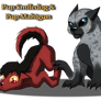 Mahigun and Smiledog As Pups