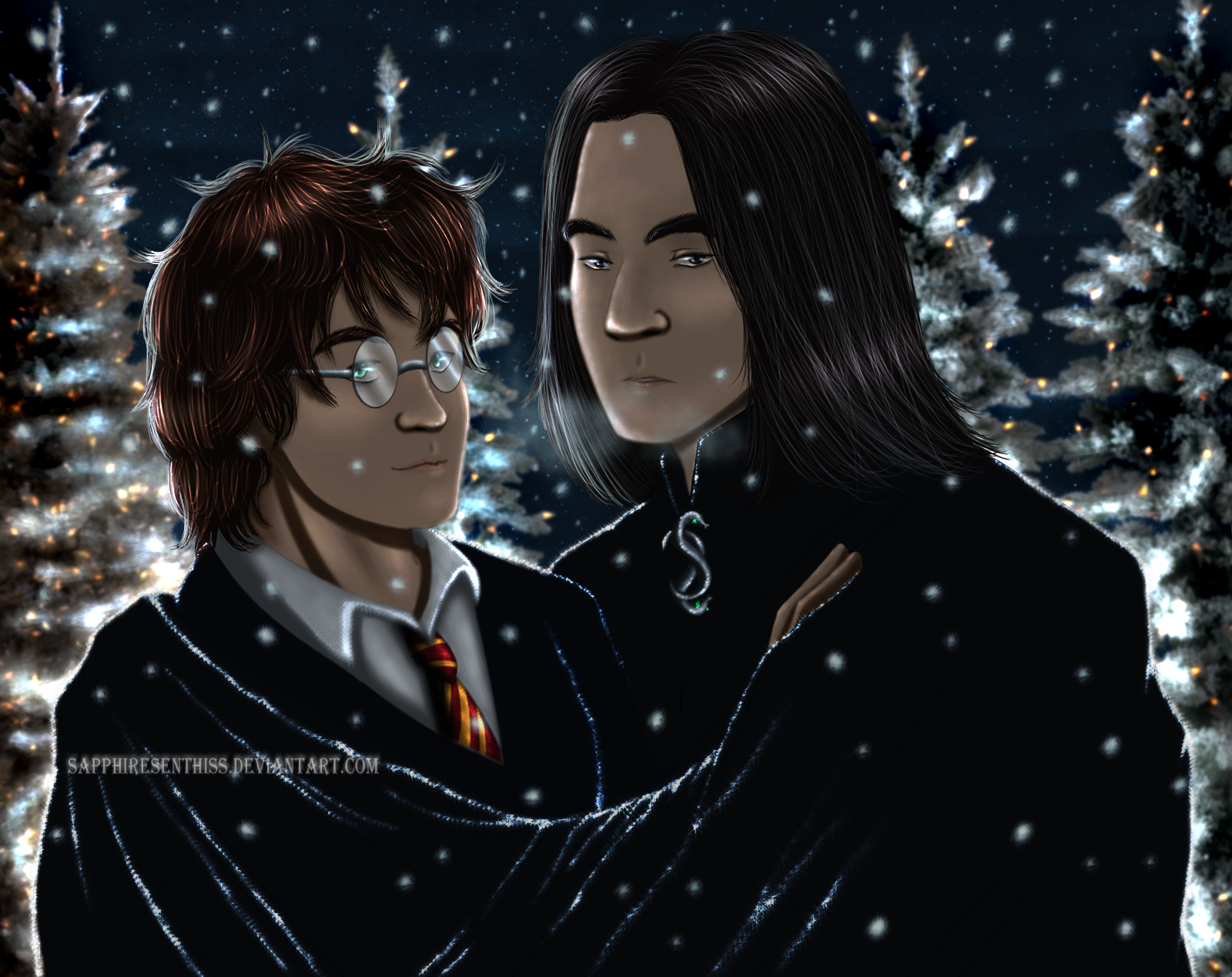 Yule Ball Secret (Snarry SLASH Warning!)