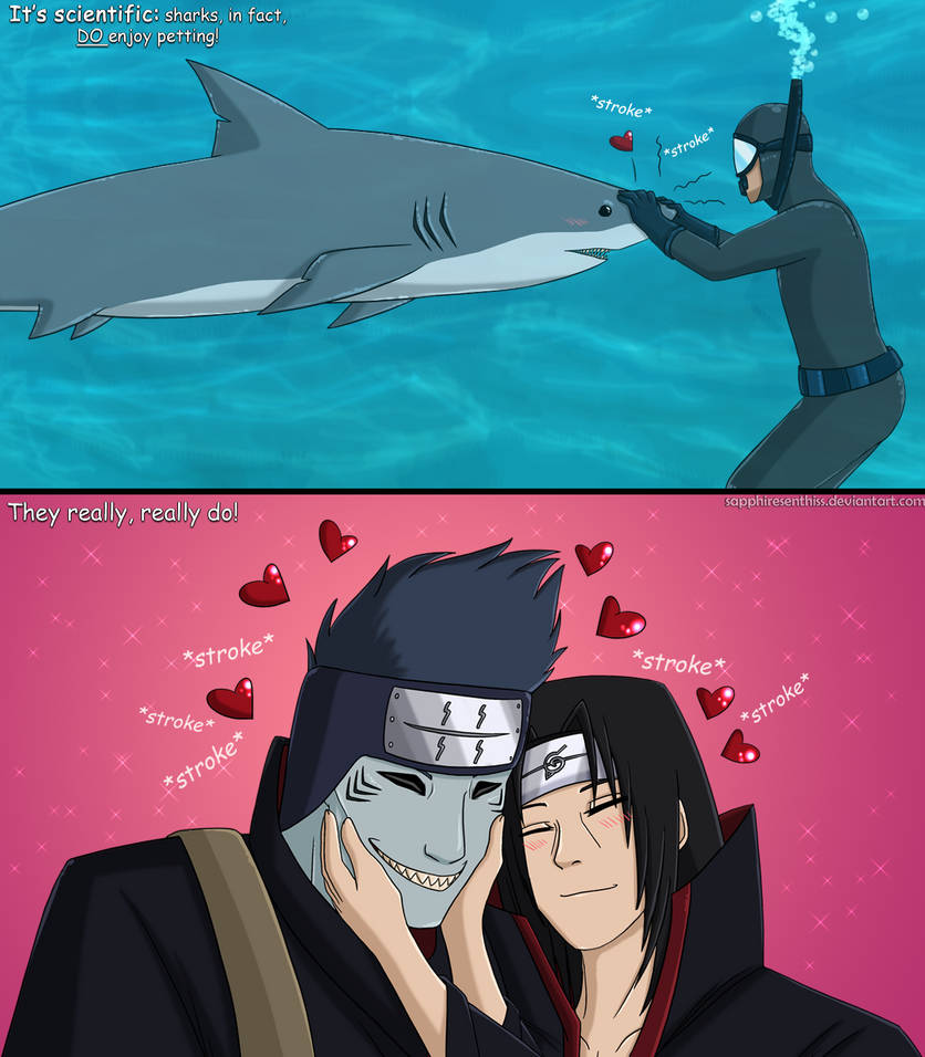 Кисаме и МЕГАЛОДОН Итачи