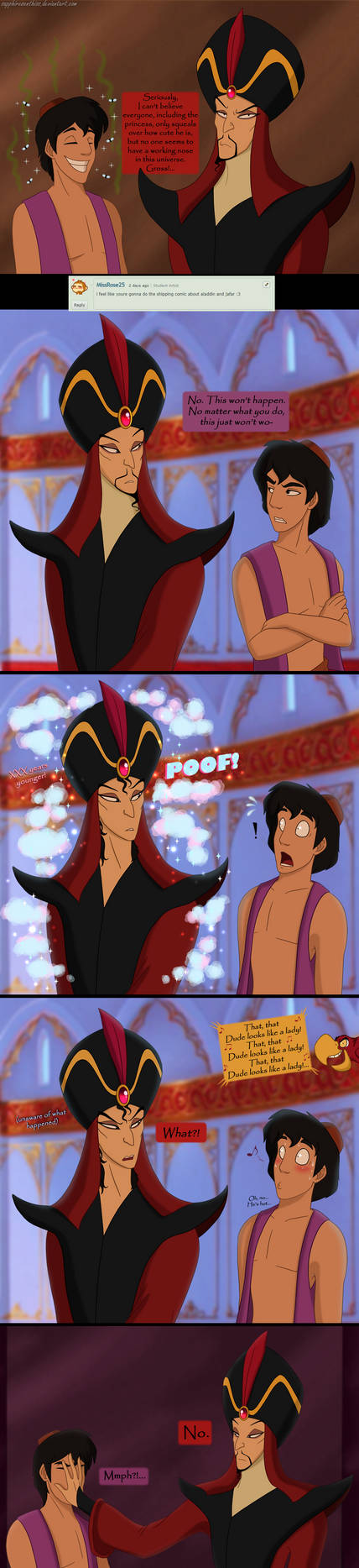 Aladdin x Jafar SKETCHDUMP XD