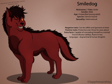 AWJTK Comic Character Sheet - Smiledog