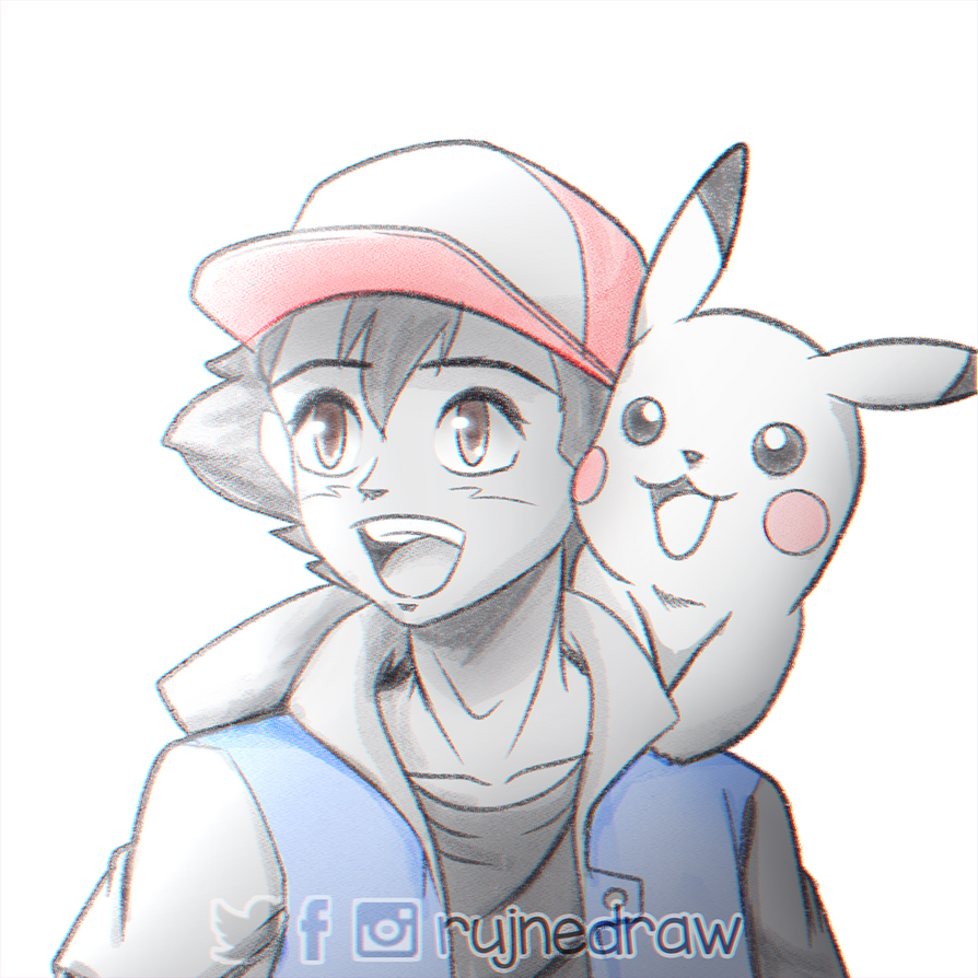 Ash Ketchum Pokemon By Rujnedraw On Deviantart Ash Ketchum Pokemon By Rujnedraw On Deviantart