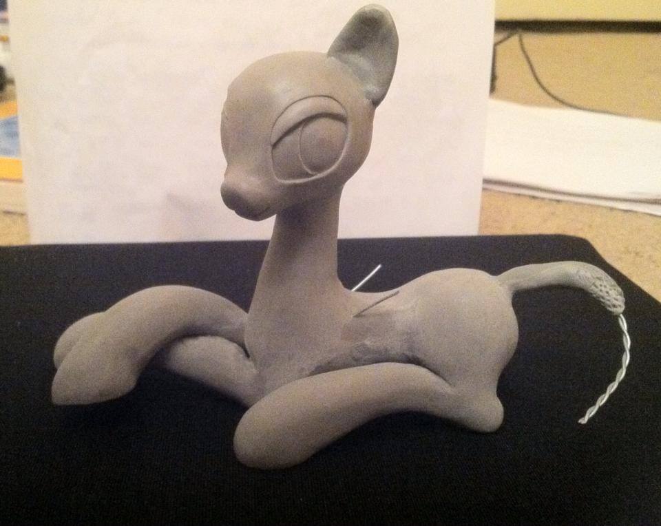 WiP Princess Luna Sculpt (Tutorial in the works!) by Reyndrys