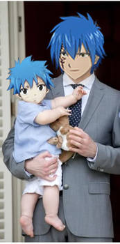 Gerard (Jellal) with son George