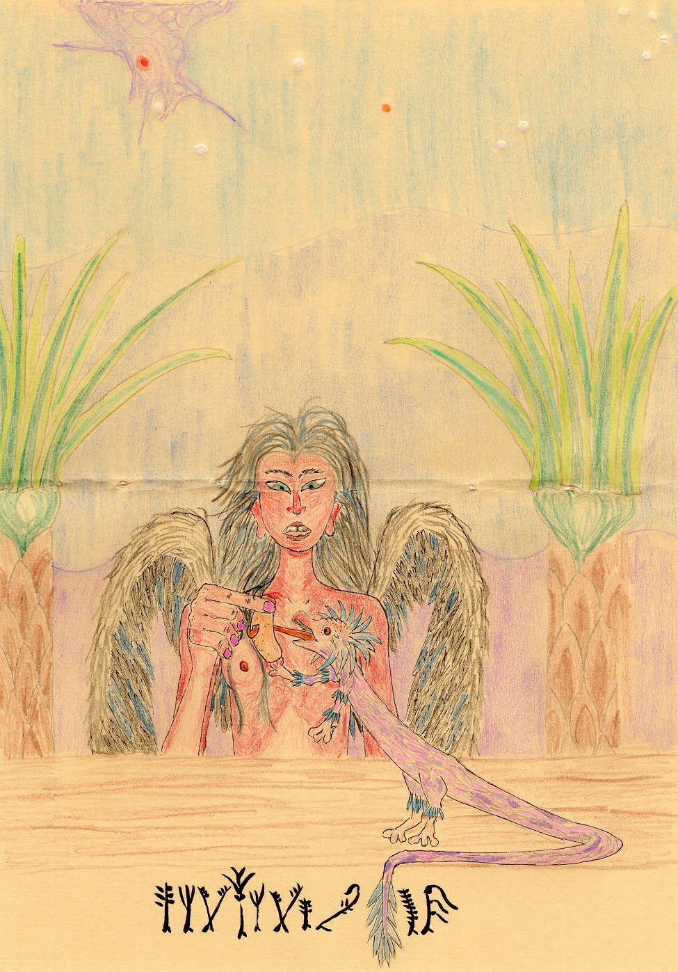 Daine Girl With Dragonet by elemtilas
