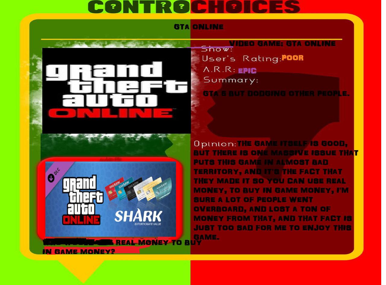 ControChoices: GTA Online