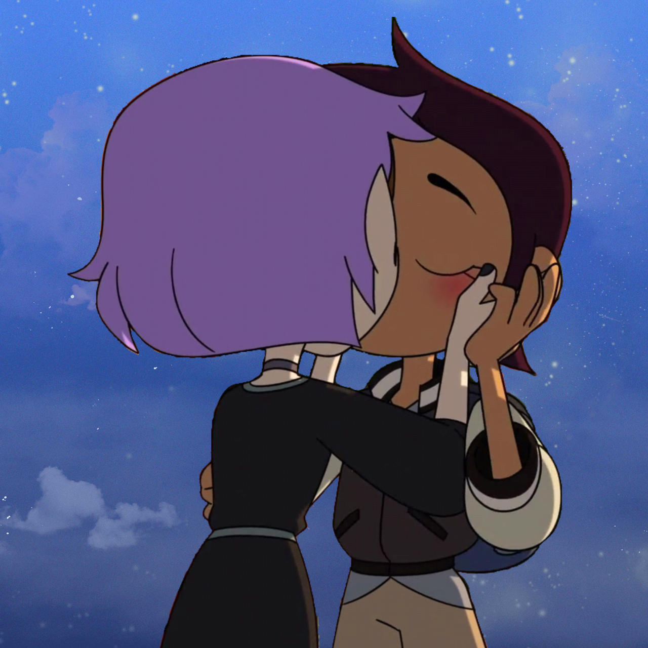 Luz and Amity kissing by Godzilla200004444 on DeviantArt