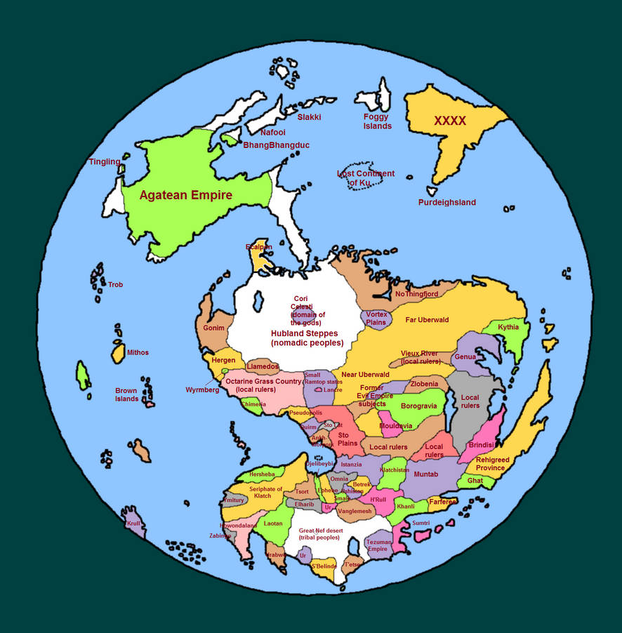 Discworld Political Mapp by BlamedThande on DeviantArt Discworld Political Mapp by BlamedThande on DeviantArt